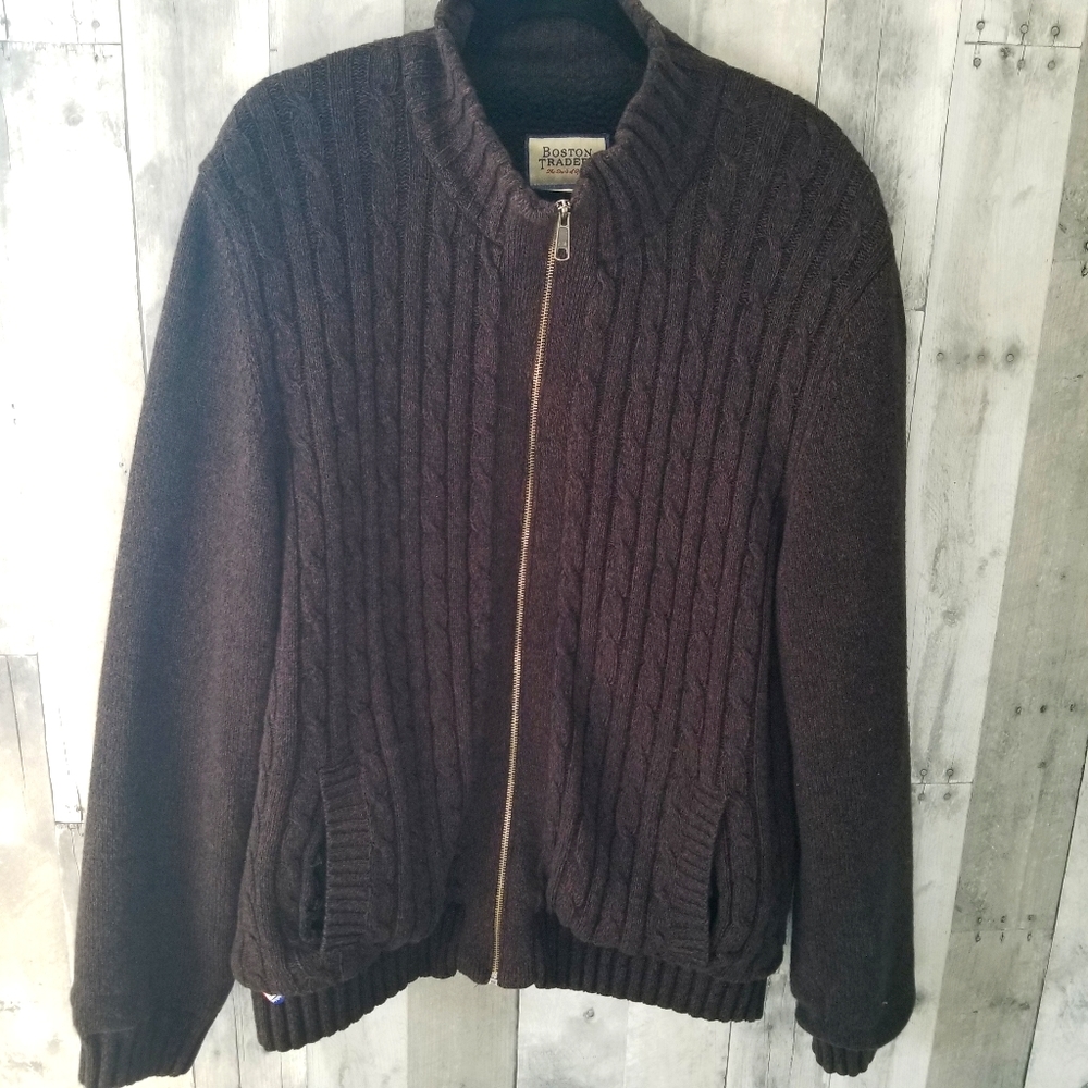 Boston Traders Zip Up Sweater XXL